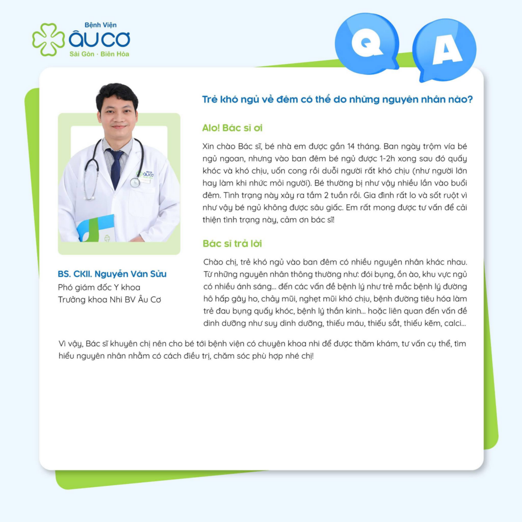 Chuyên mục Hỏi - Đáp cùng 𝐁𝐒. 𝐂𝐊𝐈𝐈 𝐍𝐠𝐮𝐲𝐞̂̃𝐧 𝐕𝐚̆𝐧 𝐒𝐮̛̉𝐮 - Phó giám đốc Y khoa - Trưởng Khoa Nhi image 7