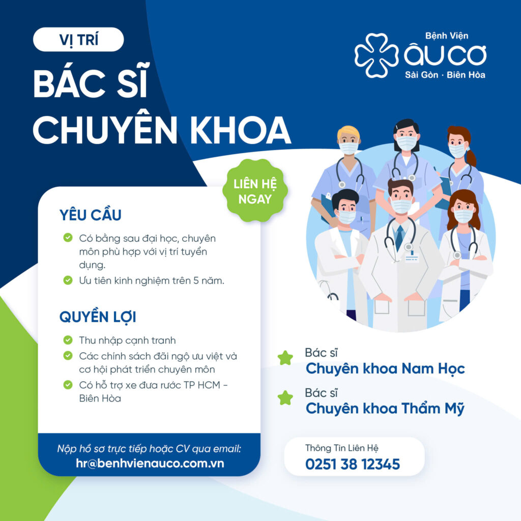 Bệnh Viện Âu Cơ tuyển dụng nhiều vị trí z6646267808236 152d9a50c81ba1b6cf304984435d6dce