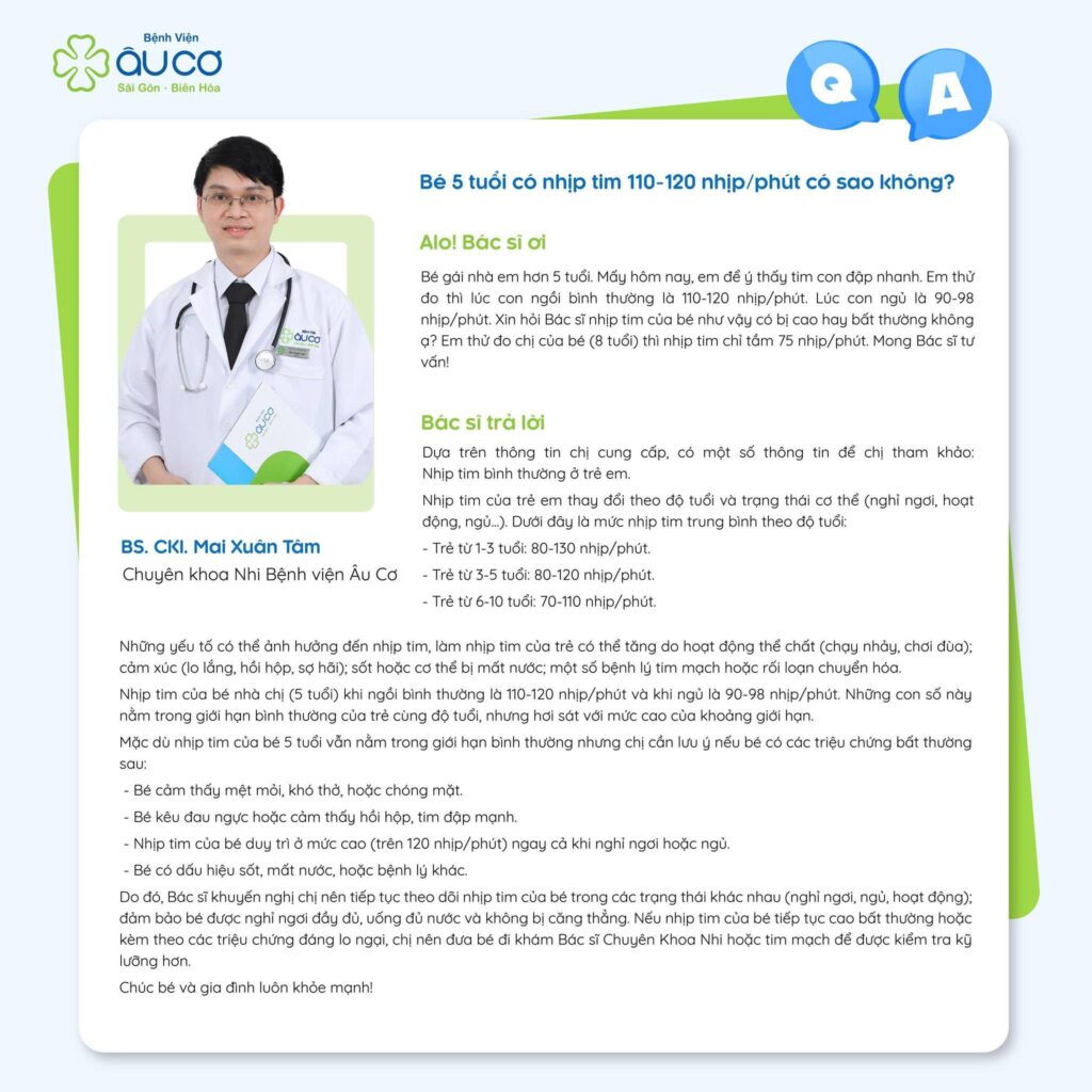 Chuyên mục Hỏi - Đáp cùng 𝐁𝐒. 𝐂𝐊𝐈 𝐌𝐚𝐢 𝐗𝐮𝐚̂𝐧 𝐓𝐚̂𝐦 - Chuyên Khoa Nhi bac si tra loi 2