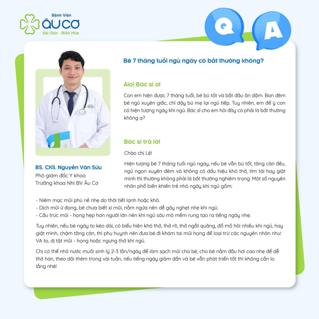 Chuyên mục Hỏi - Đáp cùng 𝐁𝐒. 𝐂𝐊𝐈𝐈 𝐍𝐠𝐮𝐲𝐞̂̃𝐧 𝐕𝐚̆𝐧 𝐒𝐮̛̉𝐮 - PGĐ Y Khoa - Trưởng Khoa Nhi image 4