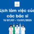 Lich lam viec cua cac bac si Tu7 7