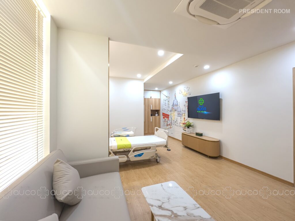 Phòng Sanh Thương Gia President Tại Bệnh Viện Âu Cơ – Đẳng Cấp Nghỉ Dưỡng Dành Riêng Cho Mẹ Bầu prisentden 4