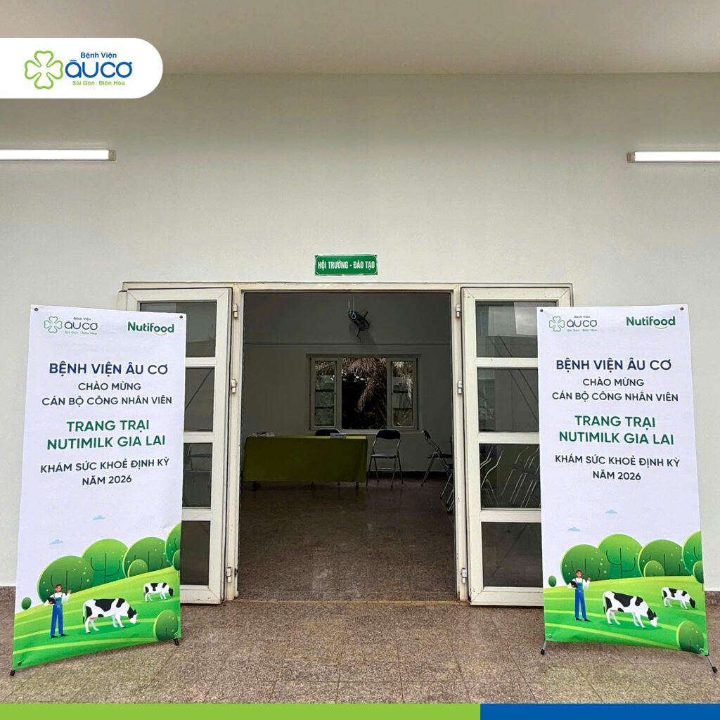 Bệnh viện Âu Cơ khám sức khỏe định kỳ năm 2026 cho nhân viên NutiFood tại Gia Lai khám sức khỏe định kỳ Nutifood
